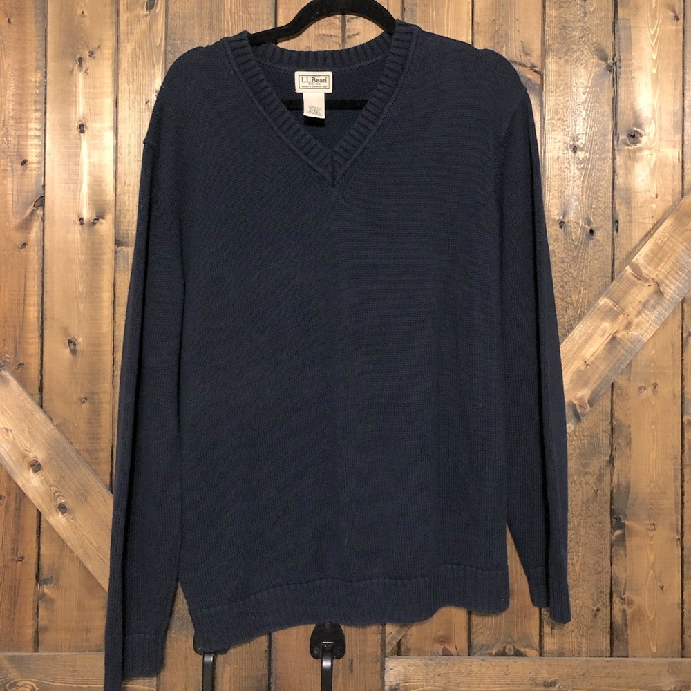 Midnight blue LL Bean sweater